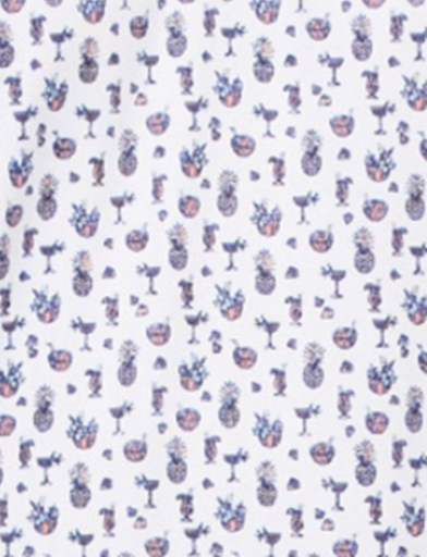 Flag & Anthem Flag & Anthem M's Fillmore SS Drink Print Polo