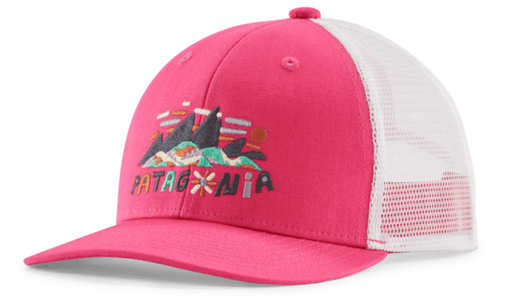 Patagonia Patagonia K's Trucker Hat Fitz Roy Superbloom: Luminous Pink ALL