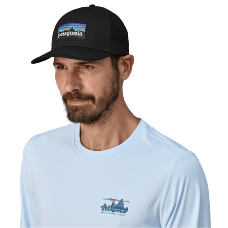 Patagonia Patagonia P-6 Logo Trucker Hat Black ALL
