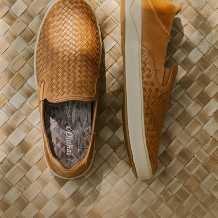 Olukai Olukai M's Lae'ahi Lauhala Slip-Ons Fox / Fox 11.5
