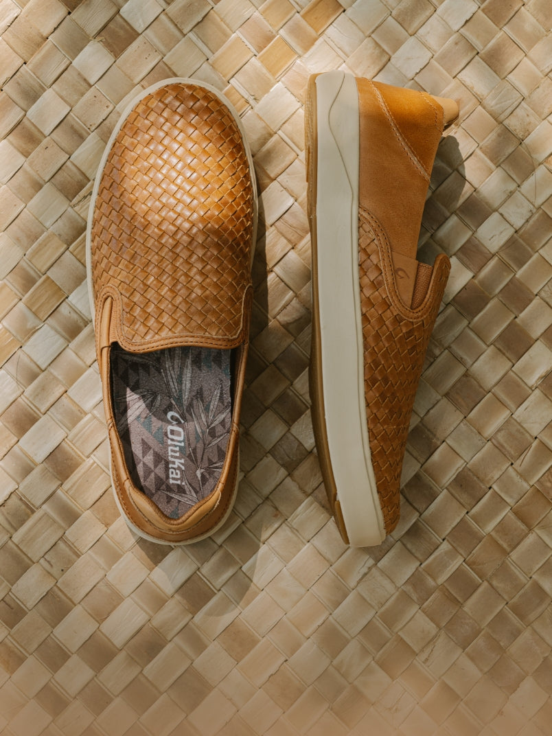 Olukai Olukai M's Lae'ahi Lauhala Slip-Ons Fox / Fox 11.5