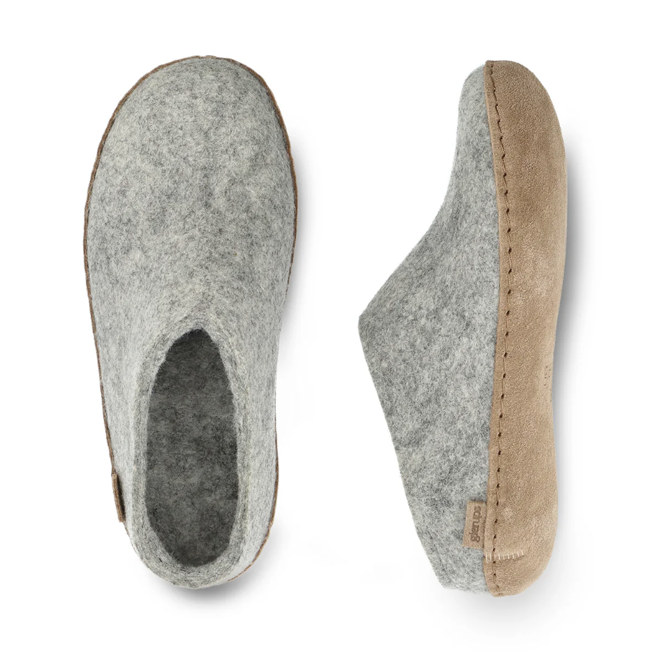 Glerups Unisex Slip-On w/ Leather Sole