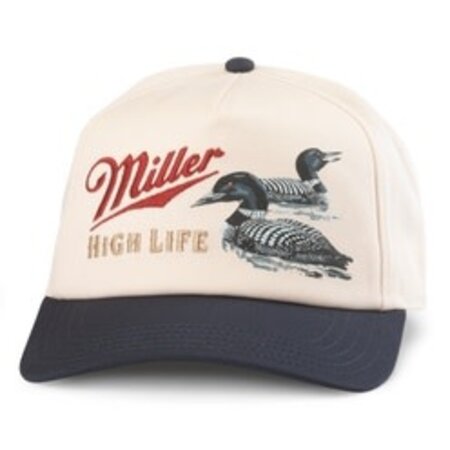 American Needle American Needle Twill Roscoe High Life Ducks Navy/Cream OS