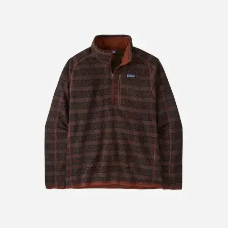 Patagonia Patagonia M's Better Sweater 1/4 Zip Woven Together: Dried Vanilla XL