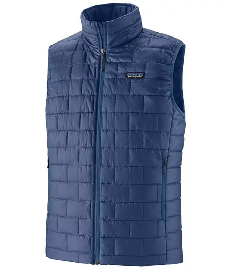 Patagonia Men's Nano Puff Vest Clement Blue S | Shop the Shark