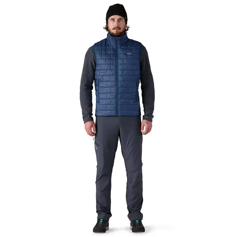 Patagonia Men's Nano Puff Vest Clement Blue S | Shop the Shark