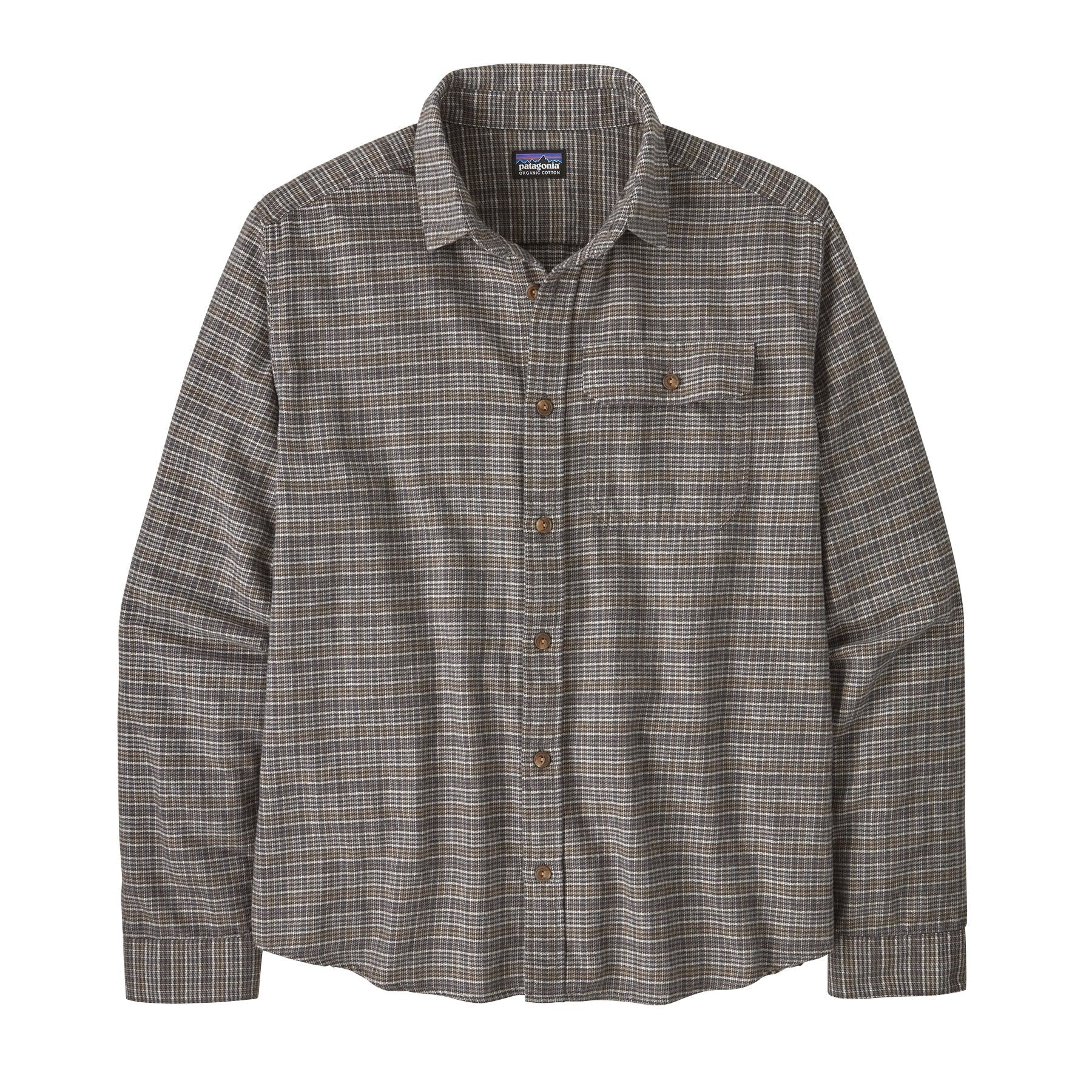 Patagonia Patagonia M's L/S LW Fjord Shirt Tracks: Noble Grey M
