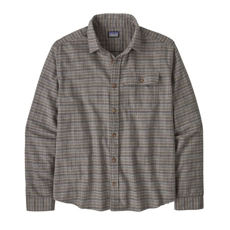 Patagonia Patagonia M's L/S LW Fjord Shirt Tracks: Noble Grey L