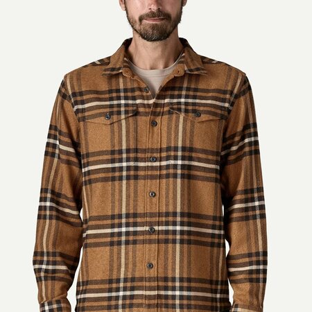 Patagonia Patagonia M's Fjord Flannel Shirt Catch: Deer Brown M