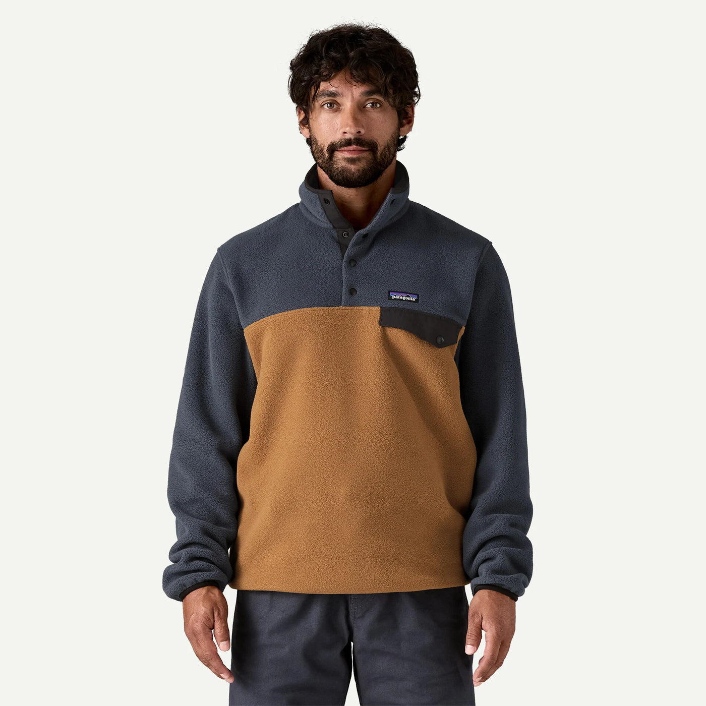 Patagonia Patagonia M's LW Synch Snap-T P/O Deer Brown M