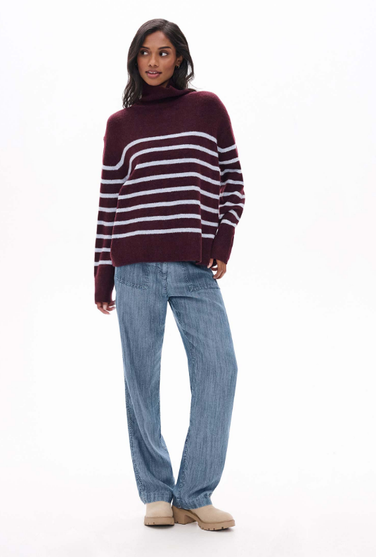 Hatley Hatley Cozy Mock Neck Sweater