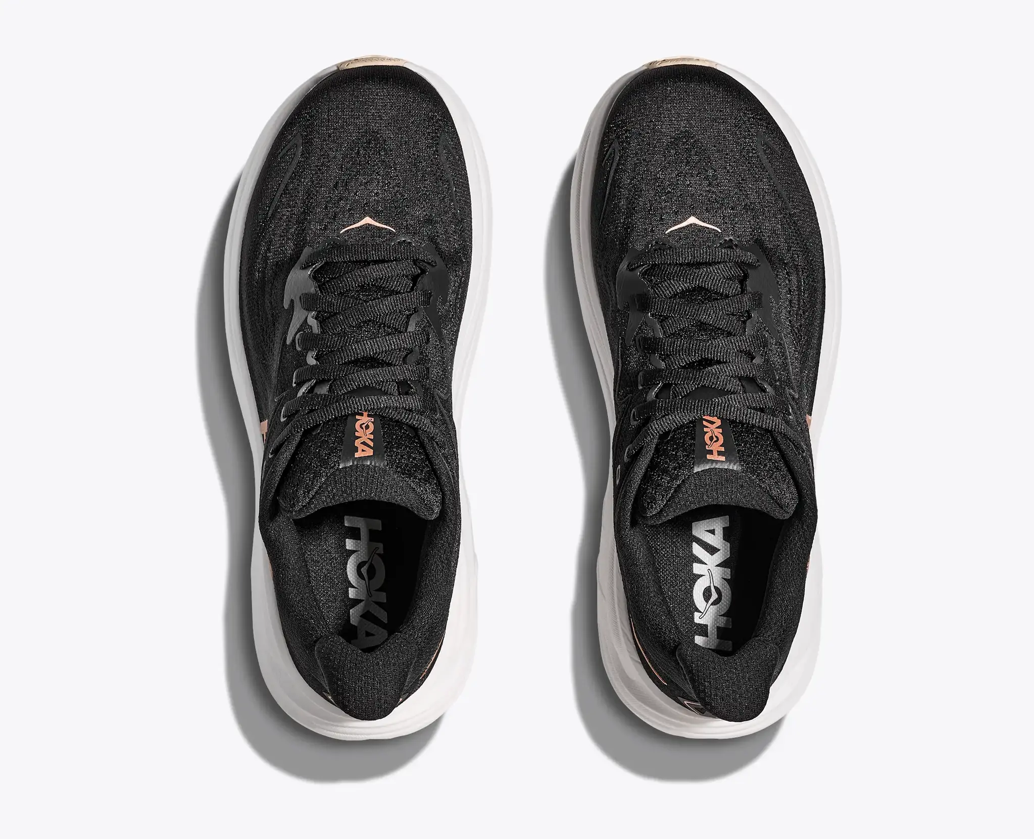 Hoka Hoka W's Clifton 10 Black/ Rose Gold 7.5