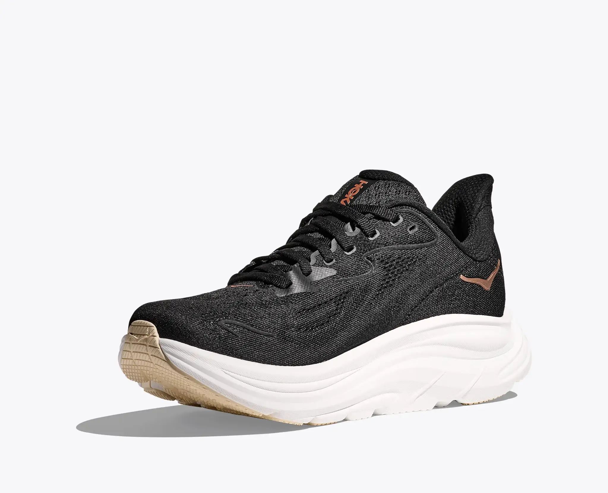 Hoka Hoka W's Clifton 10 Black/ Rose Gold 7.5