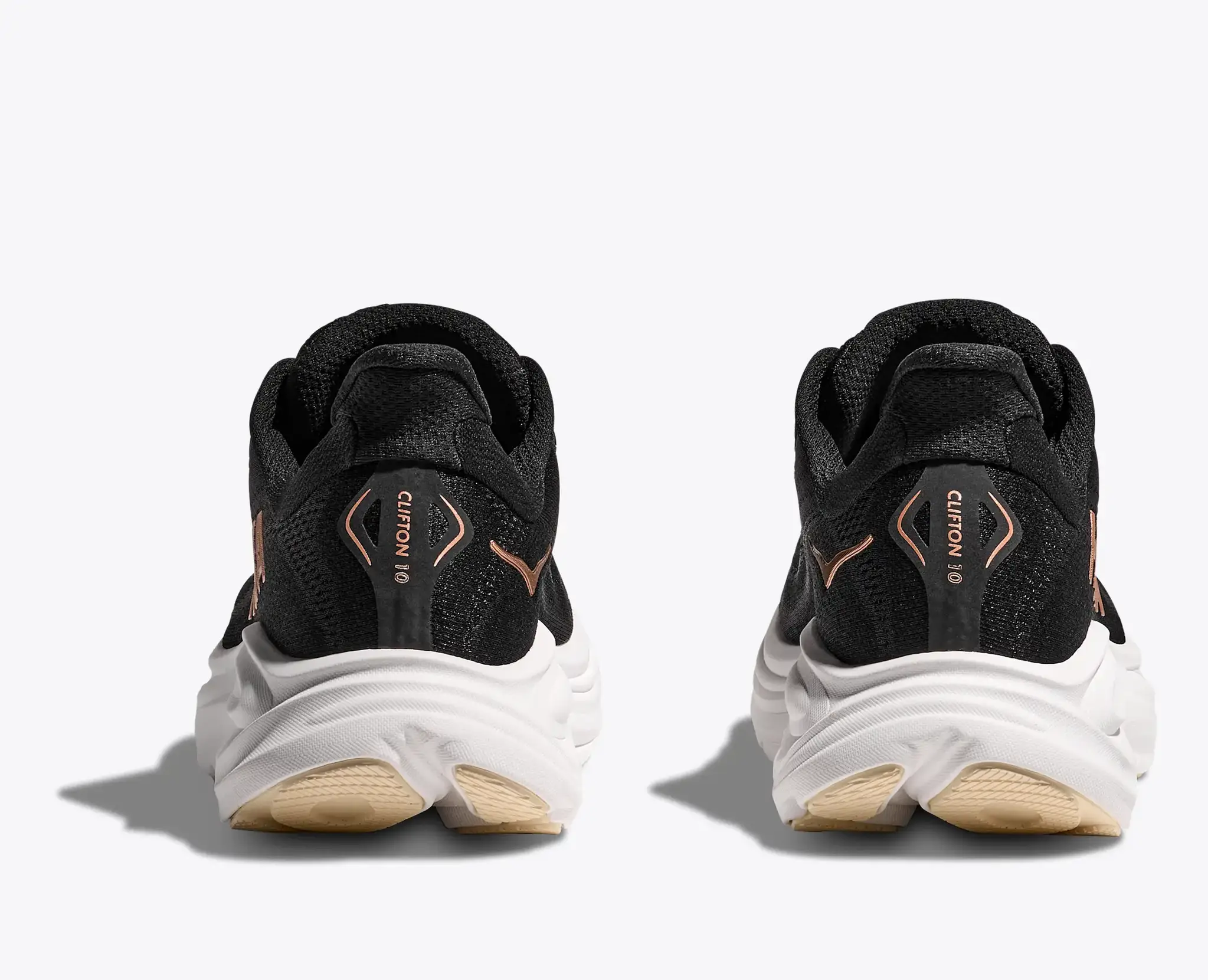 Hoka Hoka W's Clifton 10 Black/ Rose Gold 7.5