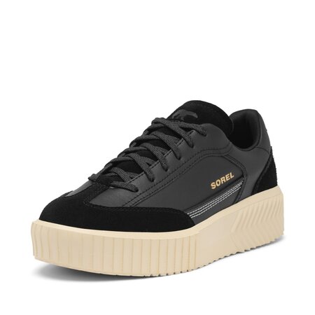 Sorel W's Ona Ave™ T-Toe Sneaker Black/ Honey White 10.5 (Y25)