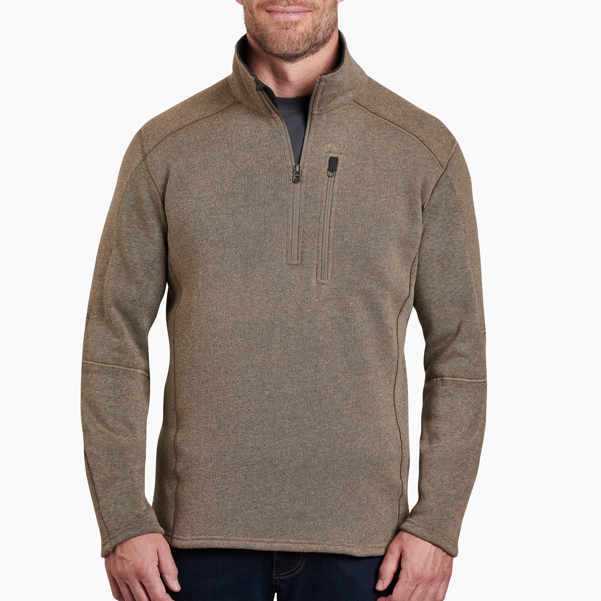 Kuhl Kuhl M's Interceptr 1/4 Zip Dark Roast S