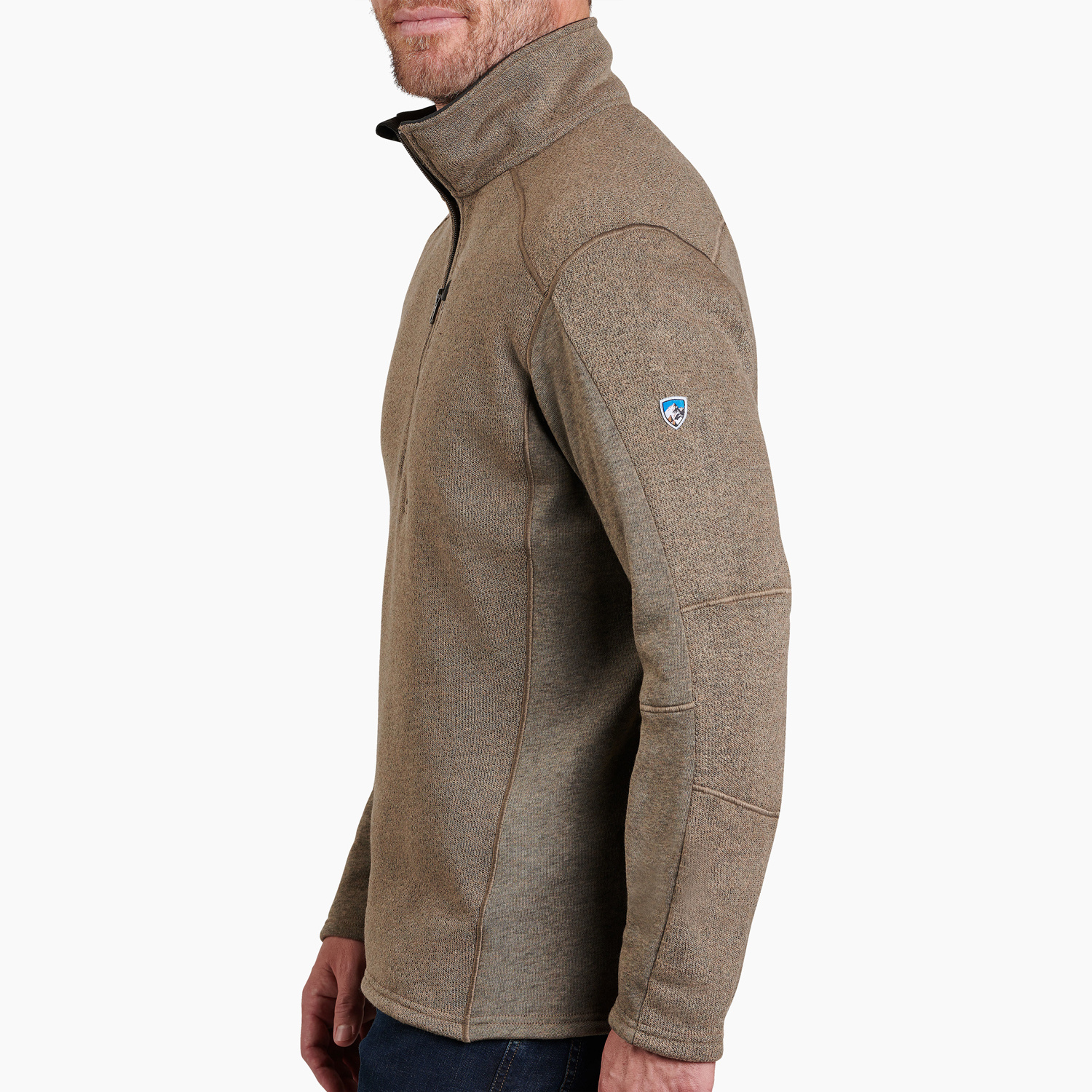 Kuhl Kuhl M's Interceptr 1/4 Zip Dark Roast S