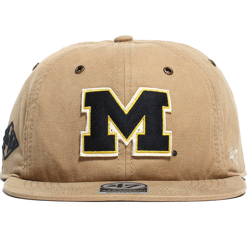 47 Brand 47 Brand Michigan Wolverines Ragler 47 Captain KHAKI (Y25)