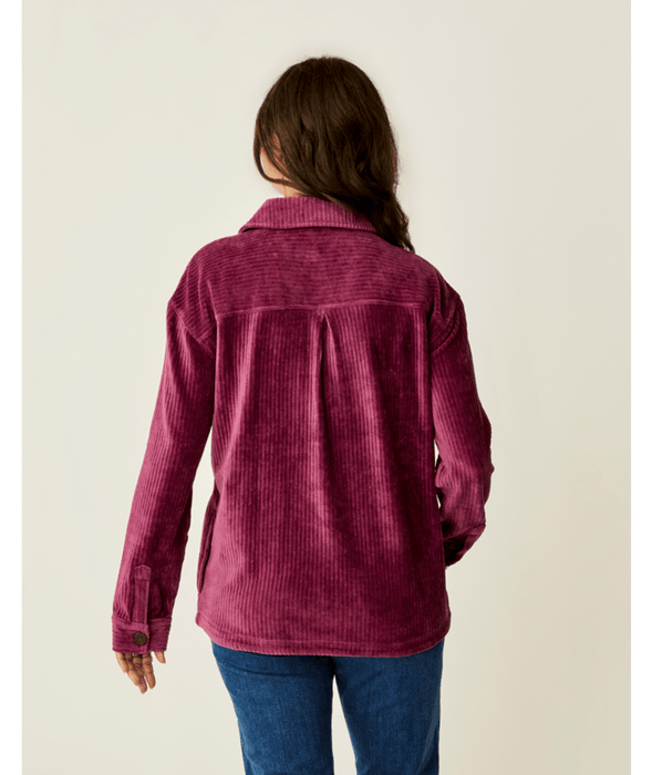 Carve Designs Carve Designs Hudson Stretch Cord Shacket Nirvana XS (Y25)