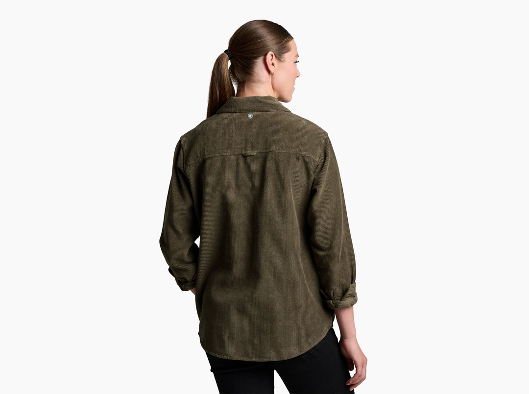 Kuhl W's Tallula Cord Shirt Vine XL