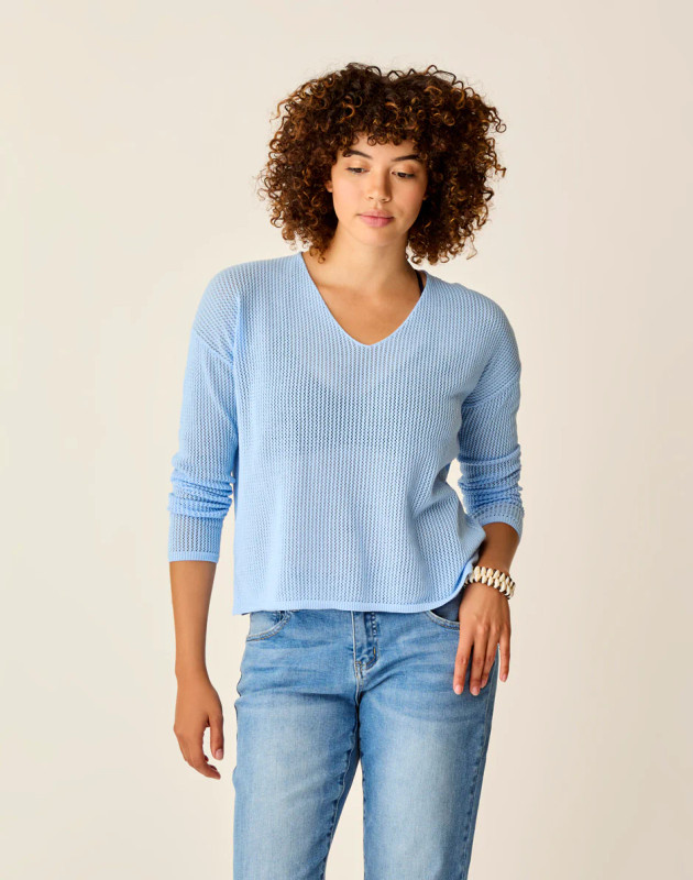 Carve Designs Zella Mesh Pullover