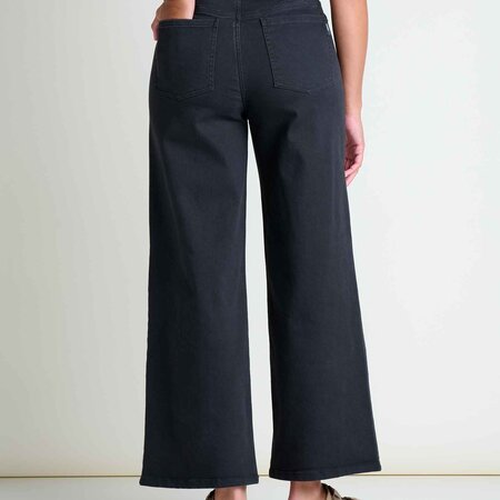 Toad & Co Toad & Co W's Balsam Cutoff Pant Washed Black 12 (Y25)