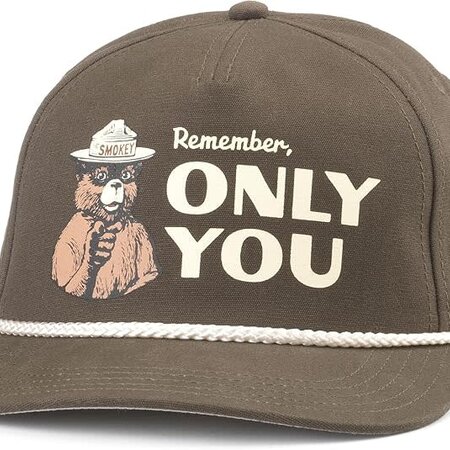 American Needle American Needle Smokey the Bear Canvas Cappy Army