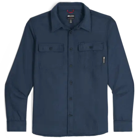Outdoor Research M's Feedback Flannel Twill Shirt Dark Navy Size XL