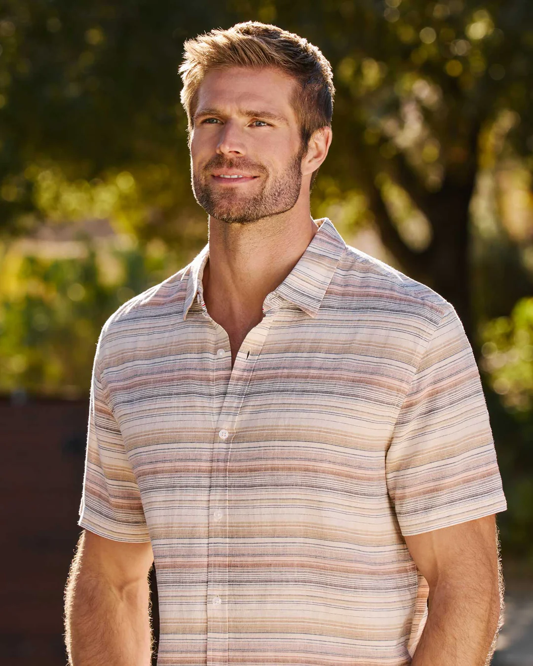 Flag & Anthem M's Westmont SS Stripe Shirt