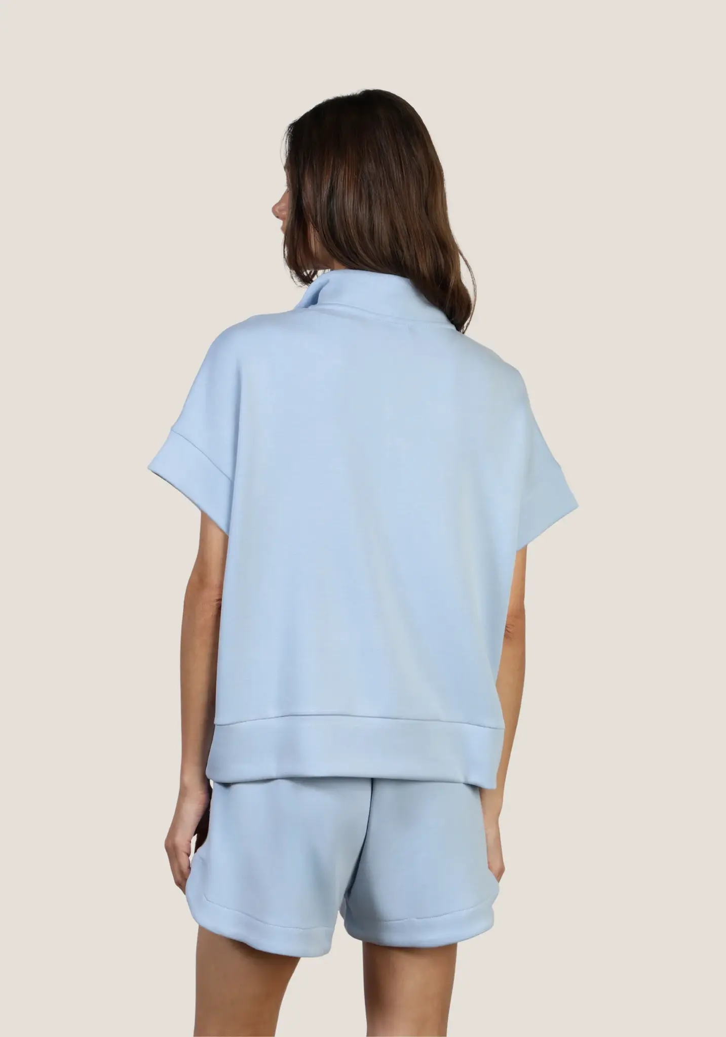 Dylan W's S/S Half-Zip Top