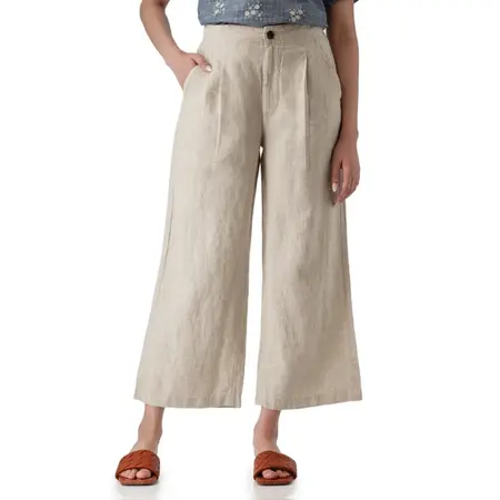 Aventura Leni Solid Wide Leg Ankle Pant