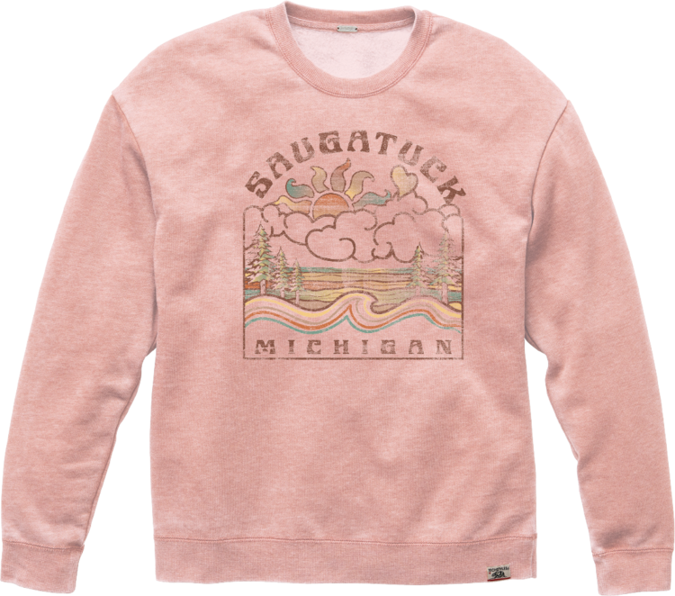 TechStyles Techstyles Saugatuck Sun Clouds Waves Crew - Landsharks ...