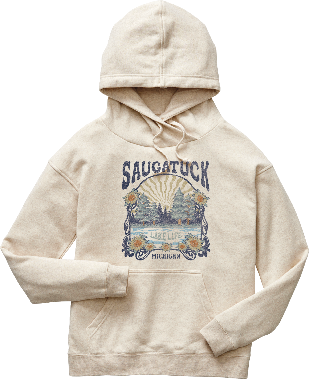TechStyles W's Saugatuck Wavy Sun Lake Life Sweatshirt