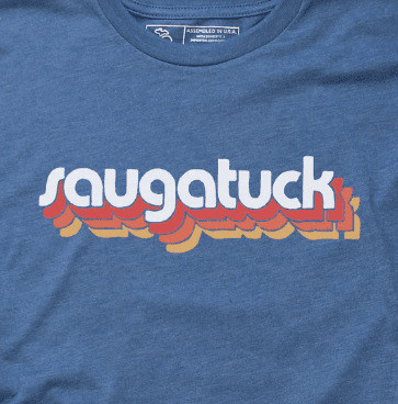 The Mitten State TMS Saugatuck Shadow Script Tee