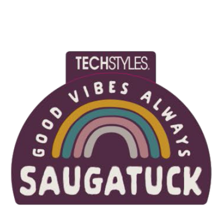 TechStyles TechStyles Saugatuck Good Vibes Always Sticker