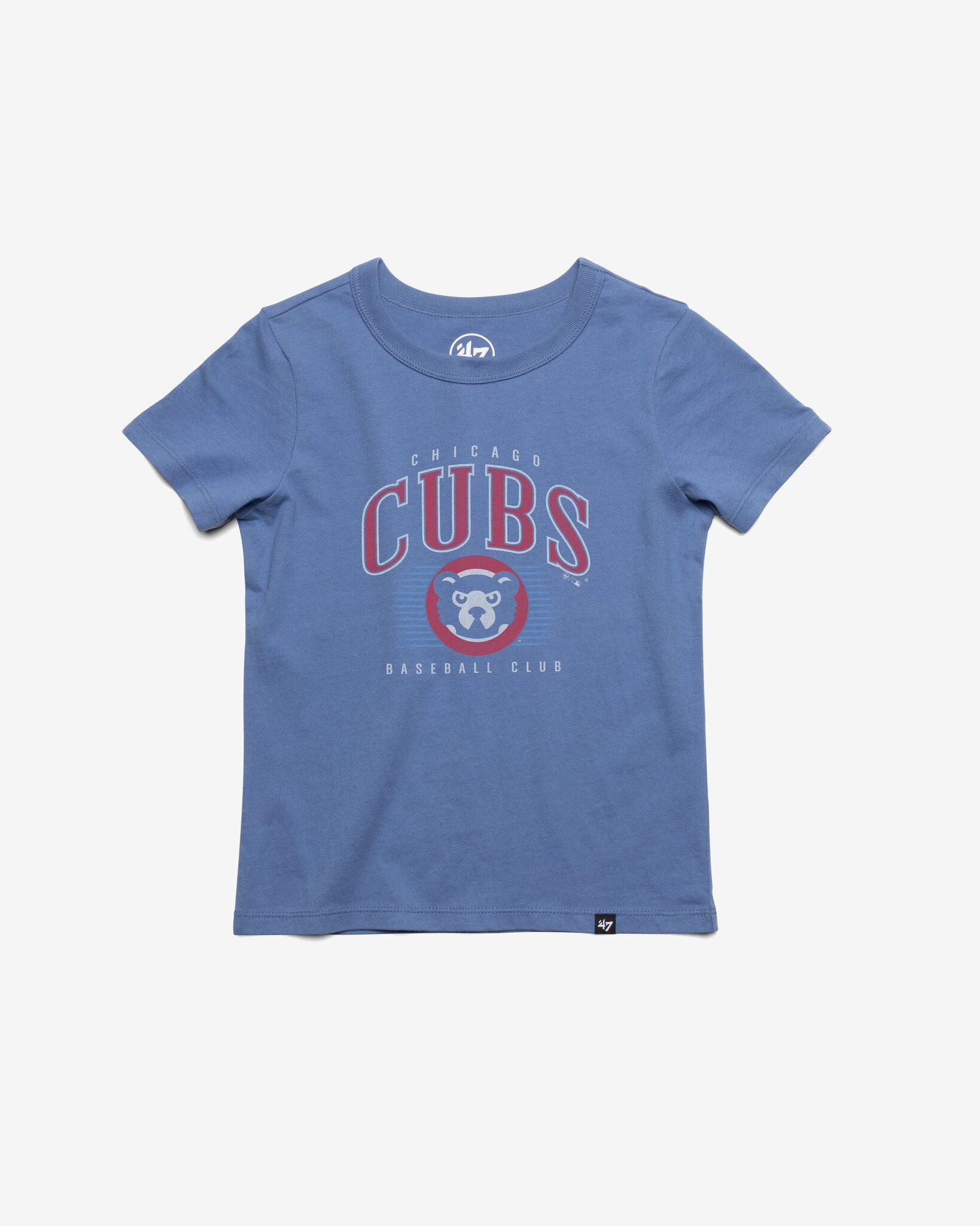 47 Brand 47 Brand Chicago Cubs Cooperstown Gulf Blue  Franklin Tee
