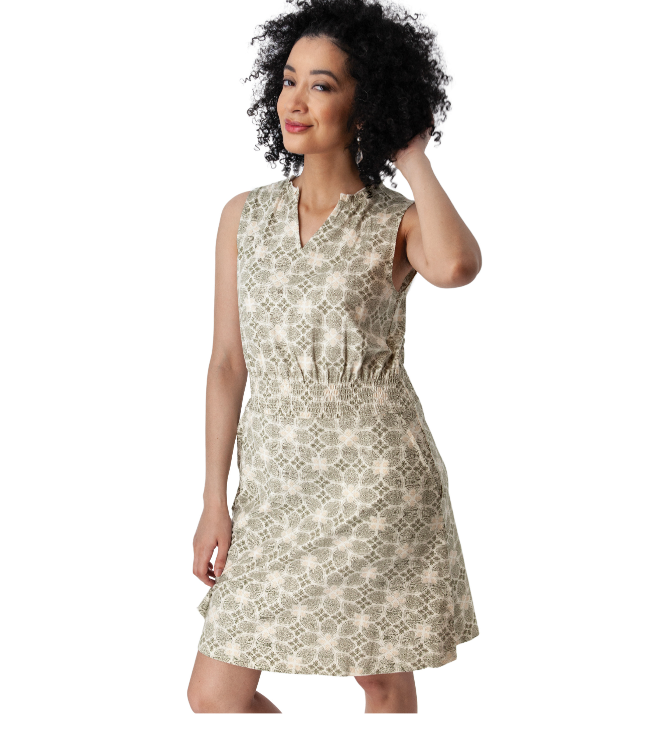 Aventura Aventura Cottage Dress Olivine