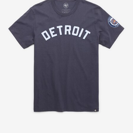 47 Brand 47 Brand  Detroit Tigers Cooperstown Franklin Tee Atlas Blue