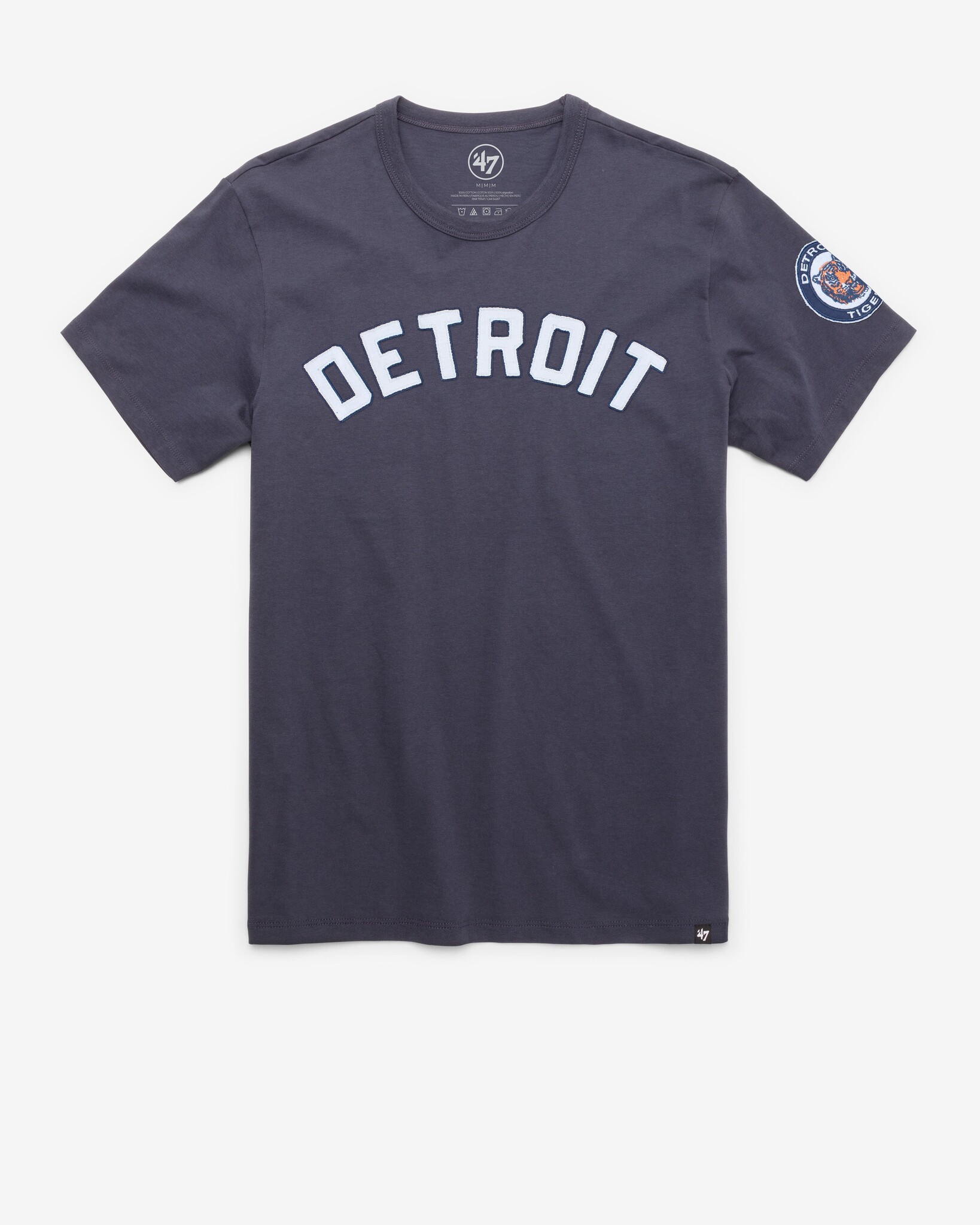 47 Brand 47 Brand  Detroit Tigers Cooperstown Franklin Tee Atlas Blue