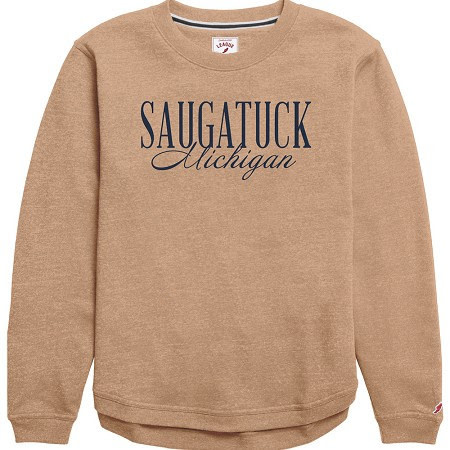 League League W's Saugatuck MI Cursive Crew
