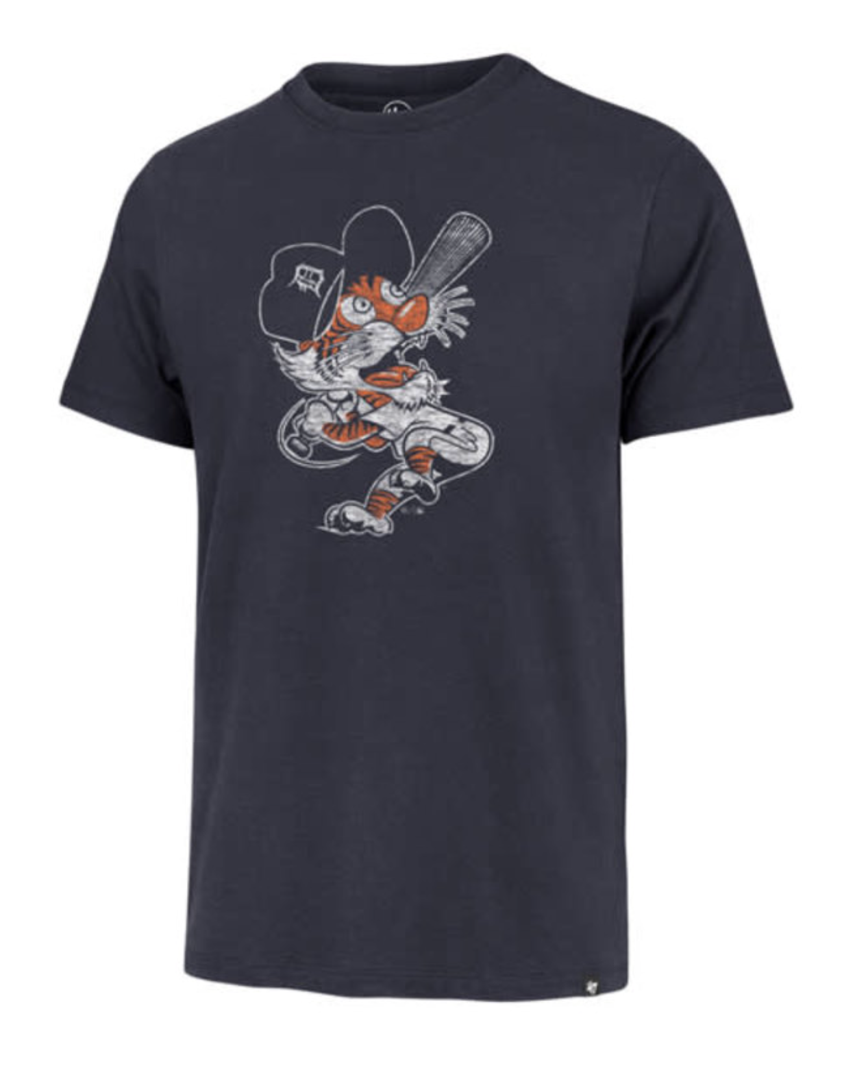 47 Brand 47 Brand  Detroit Tigers Cooperstown Franklin Tee Atlas Blue