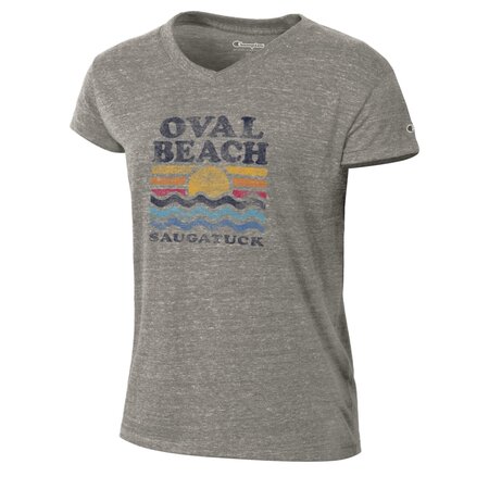 Champion W's Oval Beach V-Neck Tee