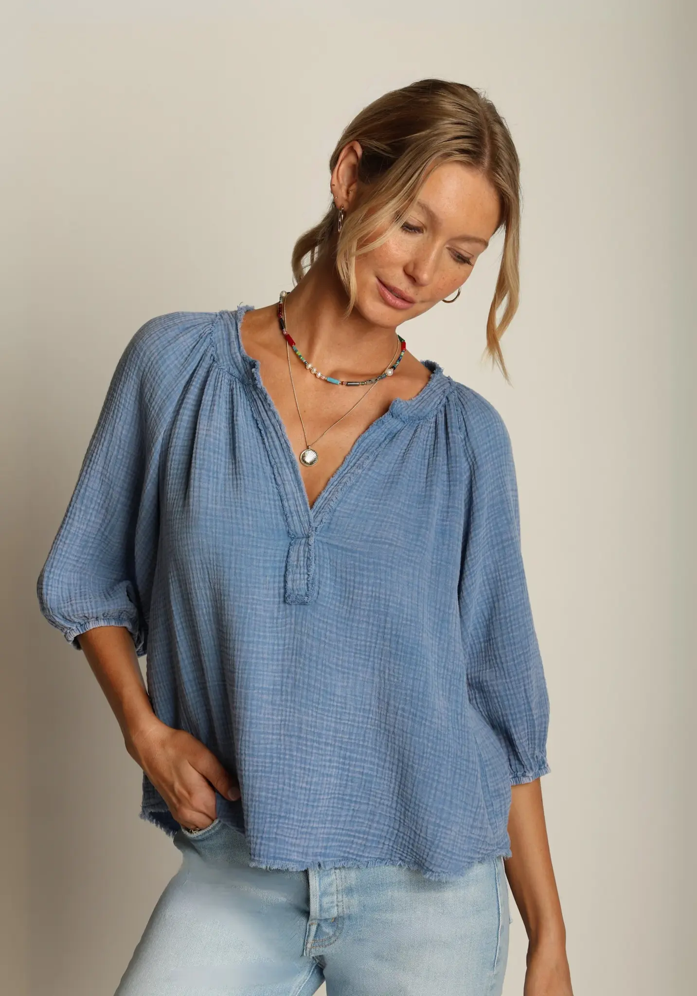 Dylan Dylan Jolie Top w/Fringe