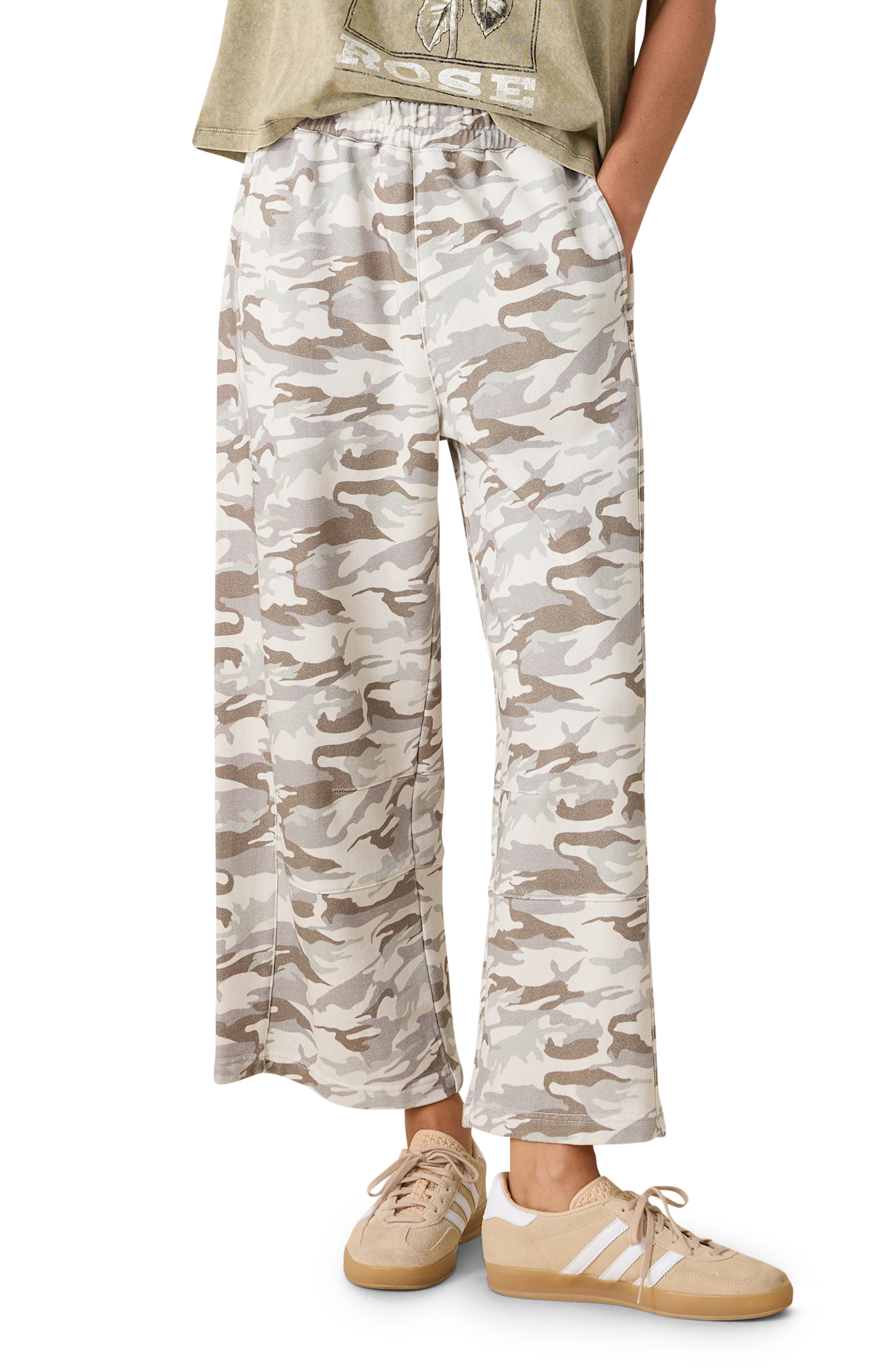 Flag & Anthem Flag & Anthem W's Keira Camo Pull On  Barrel Pant