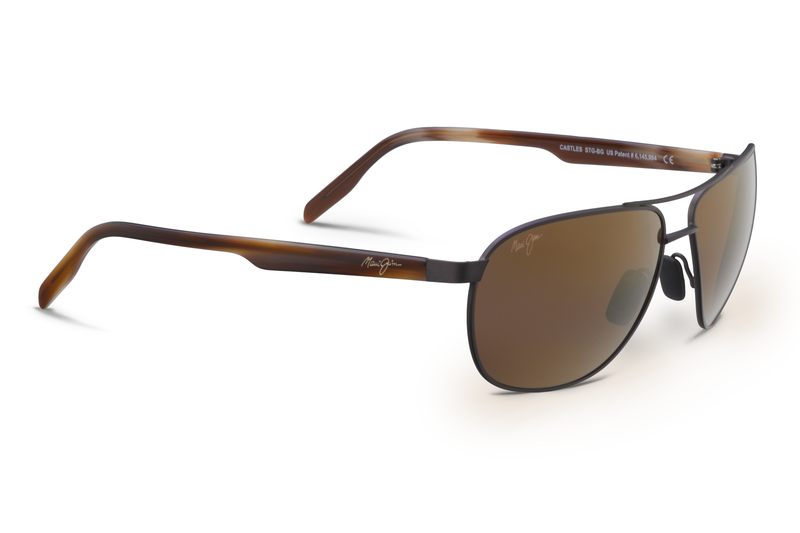 Maui Jim Castles Matte Chocolate HCL Bronze