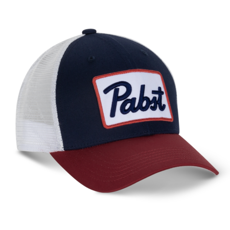 Wildcat Retro Brand Retro Brands Pabst Patch Trucker Navy / Red OS