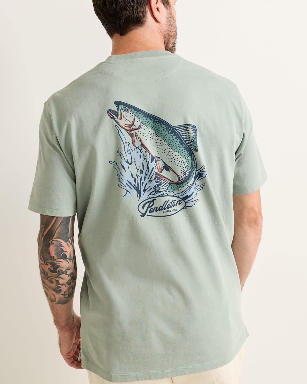 Pendleton Pendleton M's Deschutes Salmon Graphic Tee