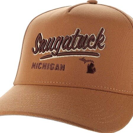 League League Saugatuck Michigan Camel Coach Cap