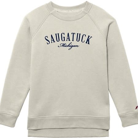 League League W's Saugatuck MI Script Embroidery Crew