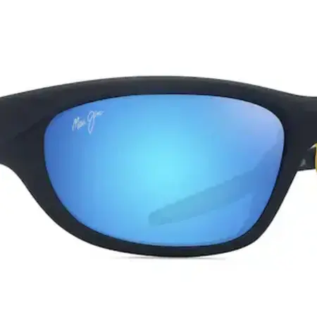 Maui Jim Blue Hawaii Haulani | Matte Dark Blue w/ Yellow